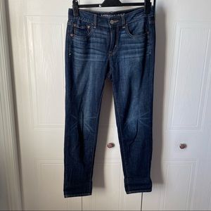 American Eagle straight leg dark denim